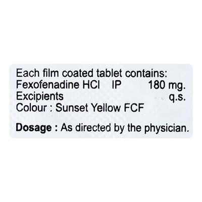 EXOFEN 180mg Tablet 10's - Allergies-Ant