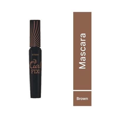 Etude Lash Perm Curl Fix Mascara Brown 8gm - Mascaras