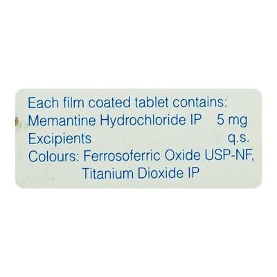 Admenta 5mg Tablet 10'S - Alzheimer-Neu