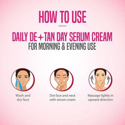 Nature's Essence Daily De-Tan Day Serum Cream 50 ML - Face Serum
