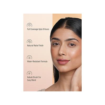 Swiss Beauty Cover and Blend Foundation Stick -Shell Beige 12 gm - Foundation