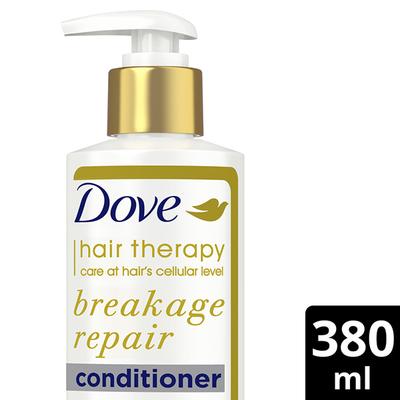 Dove Hair Therapy Breakage Repair Conditioner, No Parabens & Dyes 380 ml - Conditioners
