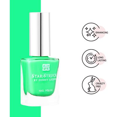 Star Struck by Sunny Leone Nail Polish Green Pop 8 ml - Nail Polish