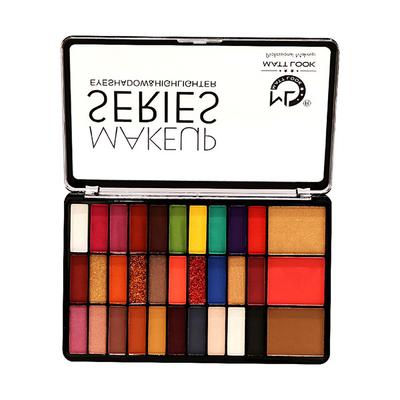 Matt Look Makeup Series Eyeshadow & Highlighter, Multicolor - 3 49 gm - Face Palettes