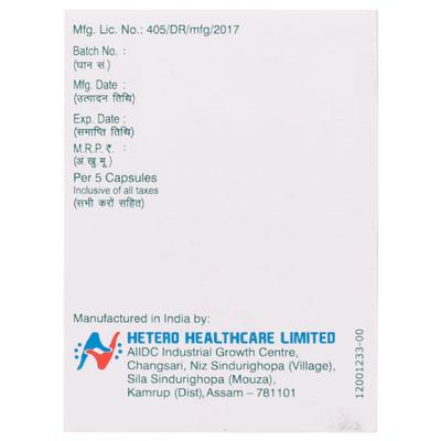 Temotero 250mg Capsule 5'S - Cancer Oncology-Cyt