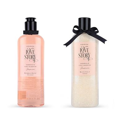 Kimirica Love Story Bath Salt & Bubble Bath Moisturizing & Relaxing Bath Care Duo 580gm - Others
