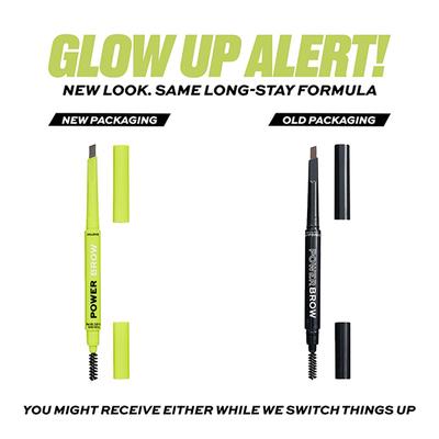 Makeup Revolution Power Brow Pencil Dark Brown 0.3 gm - Eyebrow Pencils & Enhancers