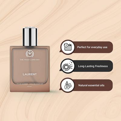The Man Company EDP For Men - Laurent 60 ml - Men Perfumes (Edt/Edp)