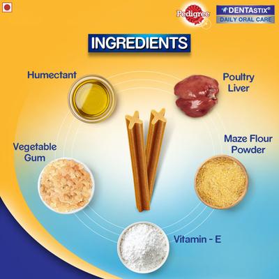 Pedigree DentaStix Sticks for Dogs (10-25 kg) 7's - Petfood