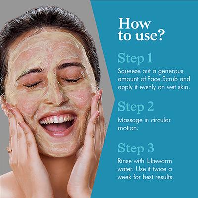 Coco Soul Face Scrub -With Coconut & Ayurveda- Paraben & Sulphate Free 100gm - Face Scrubs