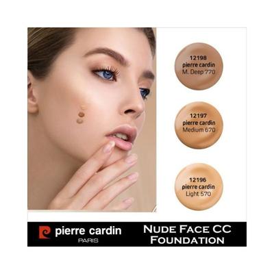 Pierre Cardin Paris Second Skin Nude Face Cc Foundation SPF 15 570 Light 30ml - Bb & Cc Creams