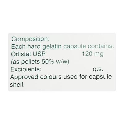 O Stat 120mg Capsule 10'S - Obesity