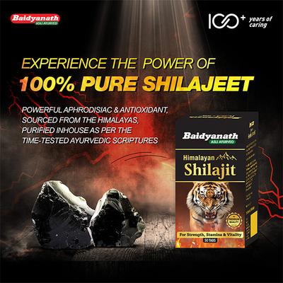 Baidyanath Himalayan Shilajit Tablet 50's - Sexual Healthcare