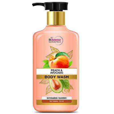 St.Botanica Body Wash - Peach & Avocado 250 ml - Shower Gels & Body Wash
