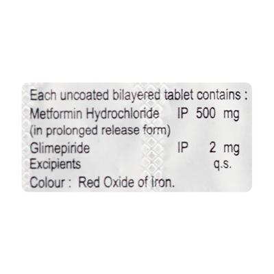 Metffil G2 Tablet 10'S - Diabetes-Ant