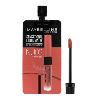 Maybelline Sensational Liquid Matte Mini - Strip it off 2 ml - Liquid Lipsticks