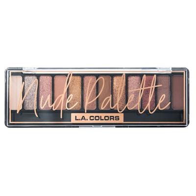 L.A. Colors 12 color enchanting eyeshadow palette stocking suffer - Nude 8.5 gm - Eye Shadow Palettes