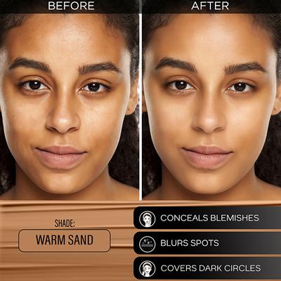 FACES CANADA 3in1 All Day Hydra Matte Foundation + Moisturizer + SPF 30 Warm Sand 042 15 ml - Foundation