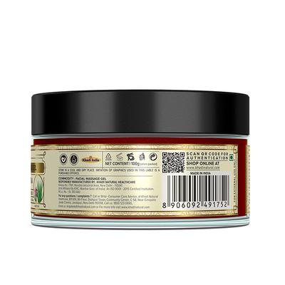 KHADI NATURAL ROSE & ALOEVERA FACE MASSAGE GEL 100 gm - Face Gels