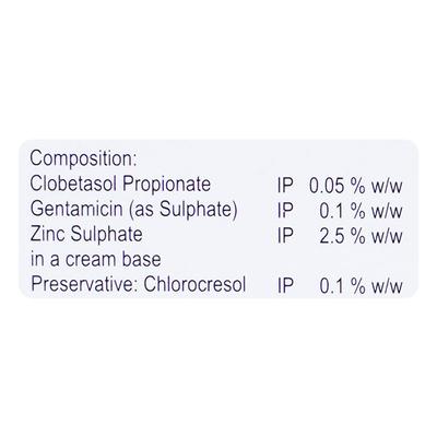 Zincoderm G Cream 15gm - Skin Infections-Toc