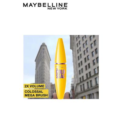 Maybelline New York Volume Express Colossal Mascara, Washable, Glam Black 10.7 Gm - Mascaras