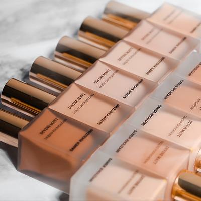 Samer Khouzami Divine Matt Liquid Foundation - 45 (Warm, Orange) 30 ml - Foundation