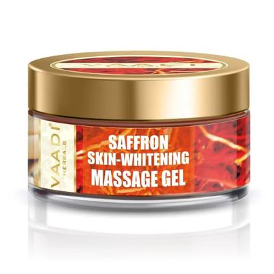 Vaadi Herbals Skin-Whitening Massage Gel - Saffron 50 gm - Massage Oils
