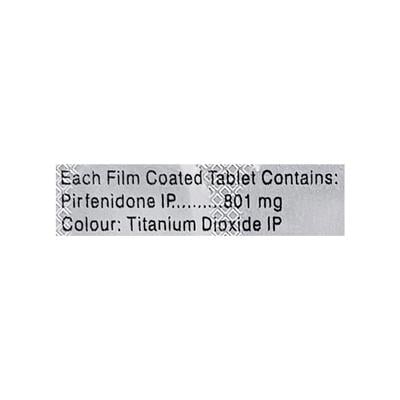 FIBRODONE 801 Tablet 10's - Idiopathic Pulmonary Fibrosis