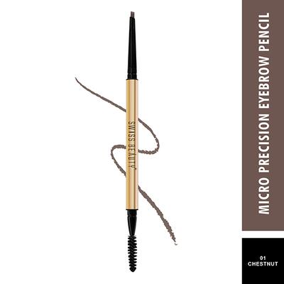 Swiss Beauty Micro Precision Eyebrow Pencil (Chestnut ) 0.1 gm - Eyebrow Pencils & Enhancers