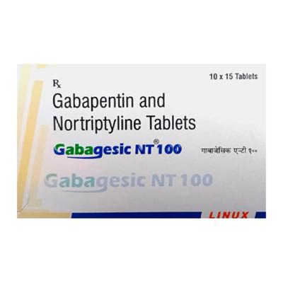 GABAGESIC NT 100 Tablet 15's - Neuropathic Pain-Dru