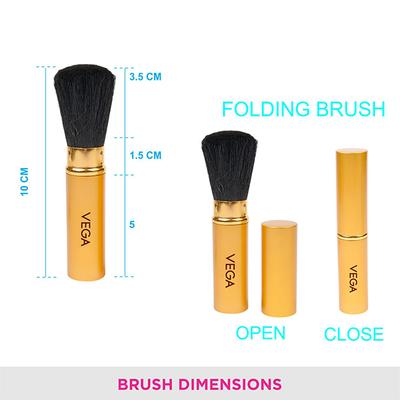 Vega Powder Brush Rt (EV - 20RT) 46 gm - Face Brush