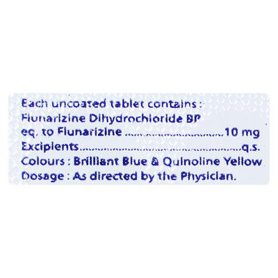 FLUNAHIST 10 MG Tablet 10's - Migraine