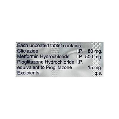 GLYCOZIDE MP Tablet 10's - Diabetes-Ant