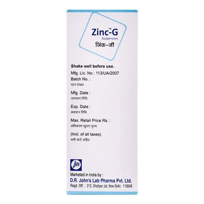 ZINC G Suspension 100ml - Supplements-Sup
