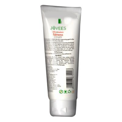 Jovees Fairness Cream - Saffron & Bearberry 60 gm - Face Creams