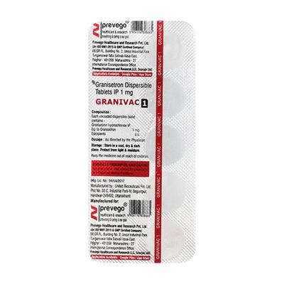 GRANIVAC 1 Tablet 10's - Vomitting/Emesis-Ant