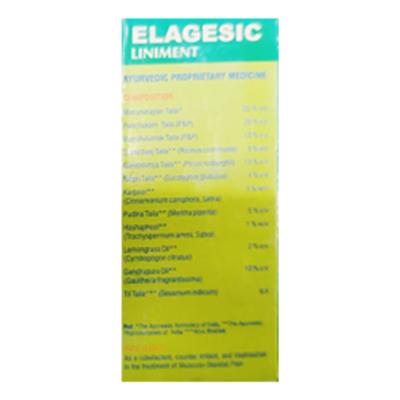 Elagesic Liniment 30ml - Ayurvedic Medicine-AYU