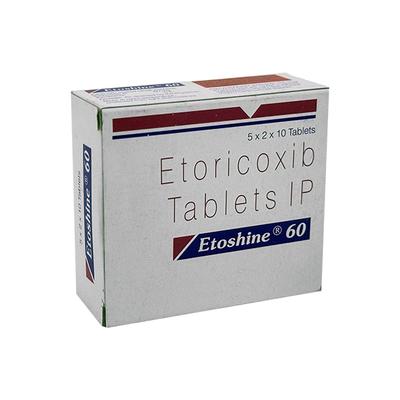 Etoshine 60mg Tablet 10'S - Pain relief-Nsa