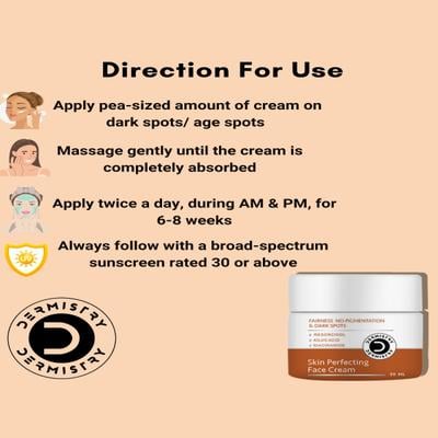 Dermistry No Pigmentation Kojic Acid Skin Perfecting Face Mask 50 ml + No Pigmentation Kojic Acid Skin Perfecting Face Cream 50 ml - Face Creams