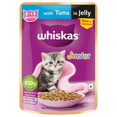 Whiskas Kitten Tuna in Jelly 80 g - Petfood