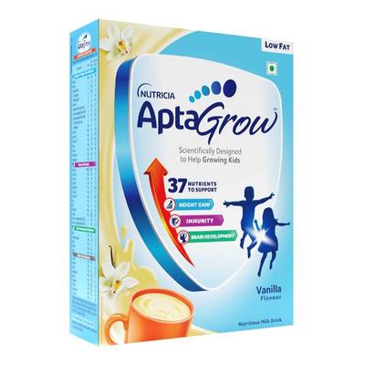 AptaGrow (3+ Years) Nutritional Powder - Vanilla Flavour 400 gm - Kids Nutrition