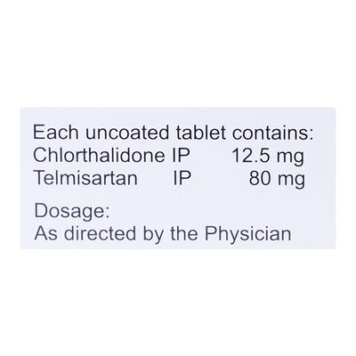 CTD T 12.5/80mg Tablet 10'S - Hypertension-Ang