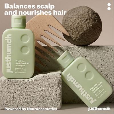 Justhuman Probiotic Anti- Dandruff Shampoo 60 ml - Shampoos