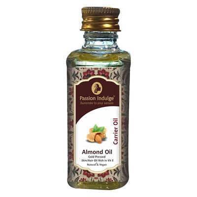 Passion Indulge ALMOND Carrier oil for skin & hair care 60ML - Carrier Oils