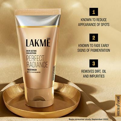Lakme Absolute Perfect Radiance Brightening Face Wash 50 gm - Face Washes