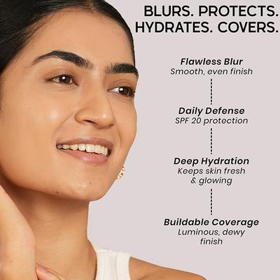 Insight Cosmetics Skin Tint 5In1 Multifunctional Serum Foundation - Latte Please ! 30 gm - Foundation