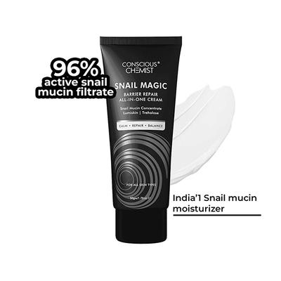 Conscious Chemist Snail Magic Skin Barrier Repair All In One Cream 50 gm - Face Moisturizers