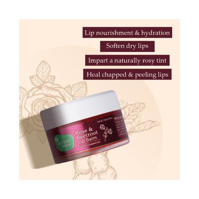 Mother Sparsh Rose & Beetroot Lip Balm For Dry & Chapped Lips 10 gm - Lip Balms
