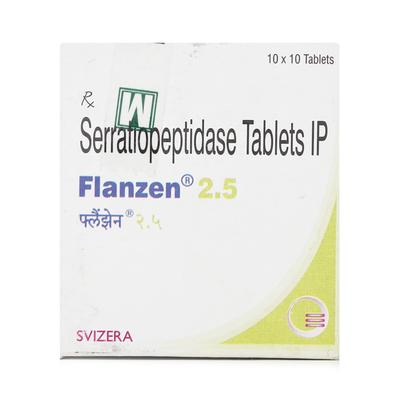 Flanzen 2.5mg Tablet 10'S - Pain relief-Ant