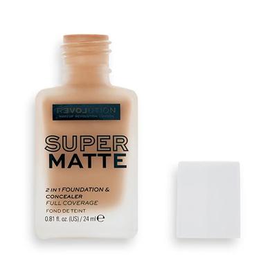 Makeup Revolution Supermatte 2 in 1 Foundation & Concealer F10.5 24ml - Foundation